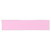 Licht, warm roze, vaste kleur korte tafelloper (Horizontaal)