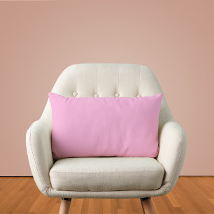 Licht, warm roze, vaste kleur kussen