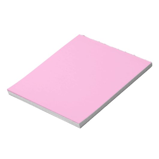 Licht, warm roze, vaste kleur notitieblok (Linkerzijde)