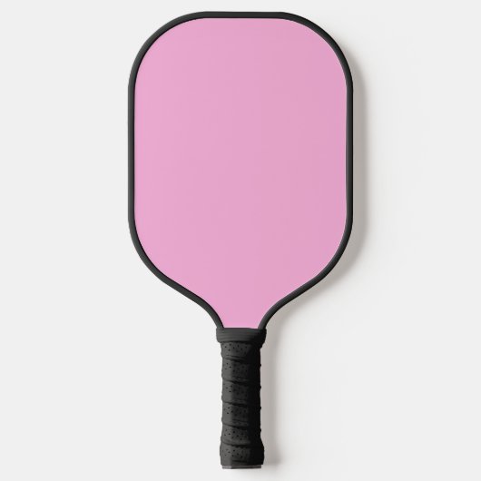 Licht, warm roze, vaste kleur pickleball paddle (Voorkant)