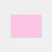 Licht, warm roze, vaste kleur post-it® notes (Voorkant)