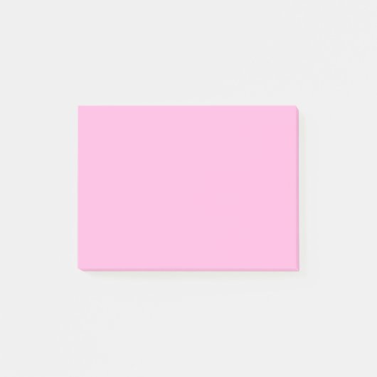 Licht, warm roze, vaste kleur post-it® notes (Voorkant)