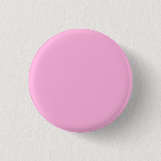Licht, warm roze, vaste kleur ronde button 3,2 cm (Voorkant)