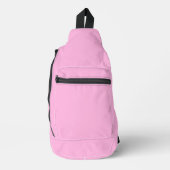 Licht, warm roze, vaste kleur sling bag (Voorkant)