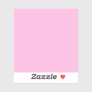 Licht, warm roze, vaste kleur sticker