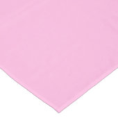 Licht, warm roze, vaste kleur tafelkleed (Gekanteld)