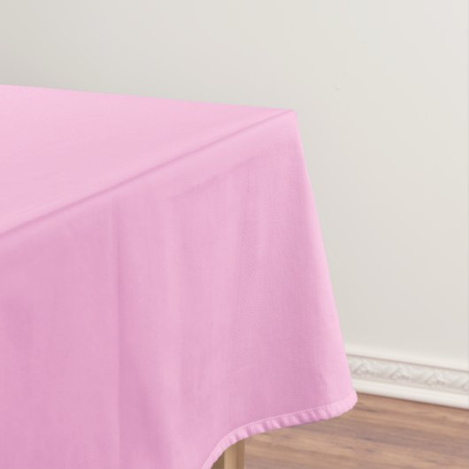 Licht, warm roze, vaste kleur tafelkleed (Voorbeeld)