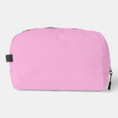 Licht, warm roze, vaste kleur toilettasje (Voorkant)