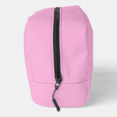 Licht, warm roze, vaste kleur toilettasje (Rechts)