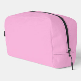 Licht, warm roze, vaste kleur toilettasje