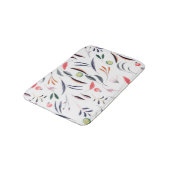 Licht Waterverf bladeren en berenpatroon Badmat (Gekanteld)