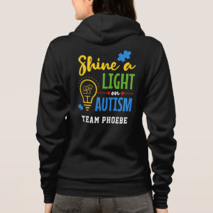 Licht weergeven op speciaal team voor autisme hoodie