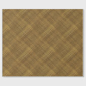 Licht Wicker Basket Weave Cadeaupapier (Vlak)