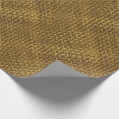 Licht Wicker Basket Weave Cadeaupapier (Hoek)