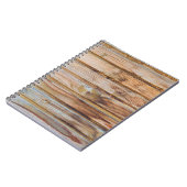 Licht  Wooden Planks Achtergrond Vloer. Hori Notitieboek (Linkerzijde)