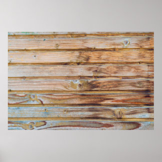 Licht  Wooden Planks Achtergrond Vloer. Hori Poster