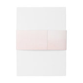 Licht zacht Pastel Roze Waterverf Wash Weddenschap Uitnodigingen Wikkel (Achterkant Voorbeeld)