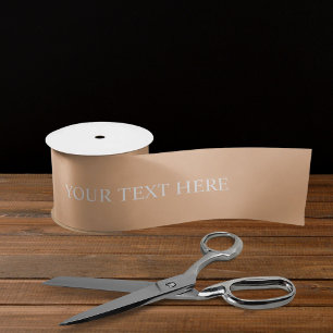 Licht Zacht Pastelzalm Sinaasappel Roze Wit Kleur Satijnen Lint