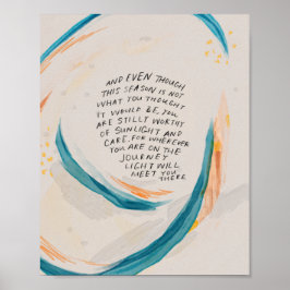 "Licht zal je daar ontmoeten.." Poster