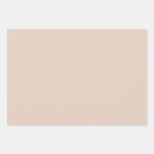 Licht zanderig beige inpakpapier vellen (Voorkant)