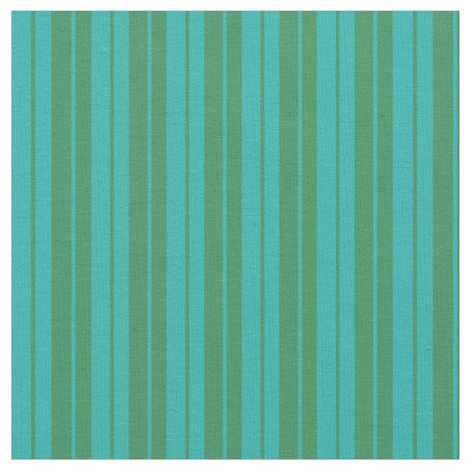 Licht Zee Groen en Zee Groen Striped/Lined Pattern Stof (Close Up)