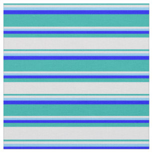 Licht Zee groen, lavender, Light Sky Blue en Blue Stof