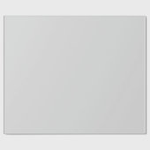 Licht zilver, elegante moderne klassieke bruiloft cadeaupapier (Vlak)