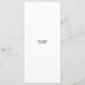 Licht zwevend plat menu Wit (Achterkant)