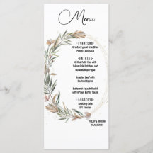 Licht zwevend plat menu Wit