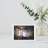 Lichtarray, mini-foto visitekaartje (Staand voorkant)