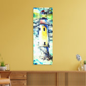 Lichtbak Canvasprint - Schilderij Canvas Afdruk (Insitu (Woonkamer))