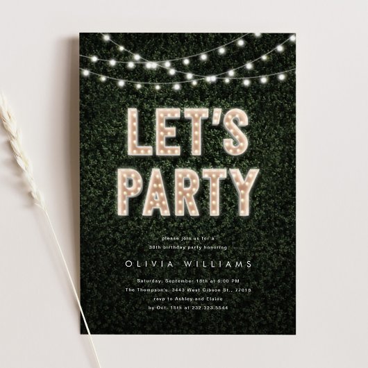 Lichtbakens Elke Feest Digitale Feest Uitnodiging