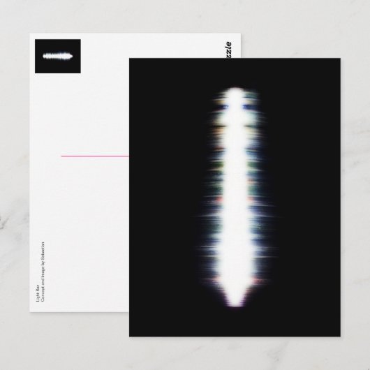 Lichtbalk Briefkaart (Voorkant / Achterkant)