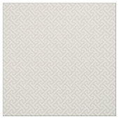 Lichtbeige Grieks sleutelpatroon Stof (Swatch)