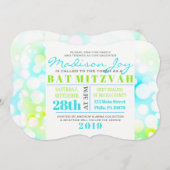 LICHTBELLEN Bat Mitzvah Uitnodiging (Voorkant / Achterkant)