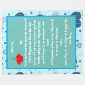 Lichtbericht moeder/zoon fleece deken (Voorkant (Horizontaal))