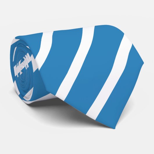 Lichtblau gestreift Krawatte Stropdas (Opgerold)