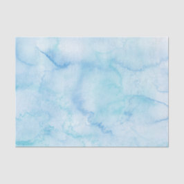 Lichtblauw Aquarel Tissuepapier