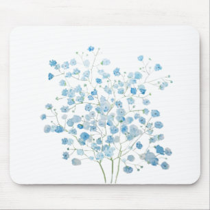lichtblauw Baby Breath Bouquet gypsophila Muismat