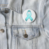 Lichtblauw Bewustzijnslint Button (In situ)