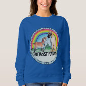 Lichtblauw Bifrost Boerderijen logo Trui (Voorkant)