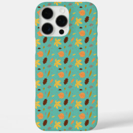 Lichtblauw blad iPhone Case