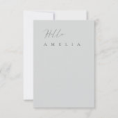 Lichtblauw, blanco tafelschokkaart (Voorkant)