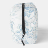 Lichtblauw  bloemmotief Elegant  Toilettasje (Rechts)