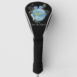 Lichtblauw branden Het Collectie van de planeet op Golfheadcover