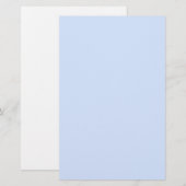 Lichtblauw Briefpapier (Voorkant / Achterkant)