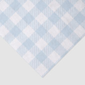 Lichtblauw buffelcontrolepatroon tissuepapier (Detail)