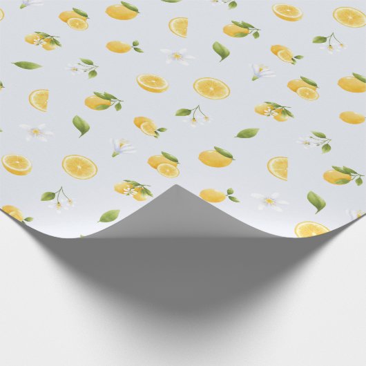 Lichtblauw Cadeaupapier (Hoek)