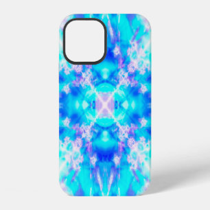 Lichtblauw caleidoscoop patroon Case-Mate iPhone c 12 Hoesje