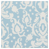 Lichtblauw Casbah Damask Stof (Close Up)